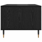 Tavolino da salotto Rovere nero 60 x 50 x 40 cm