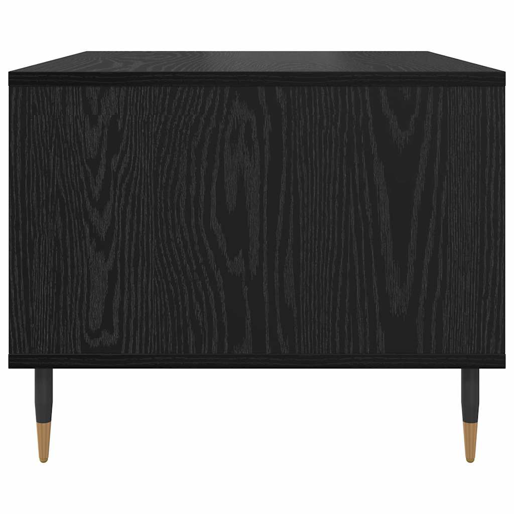 Tavolino da salotto Rovere nero 60 x 50 x 40 cm