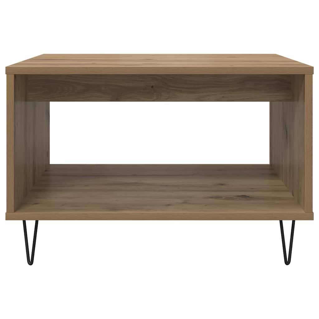 Tavolino da salotto rovere artigianale 60 x 50 x 40 cm