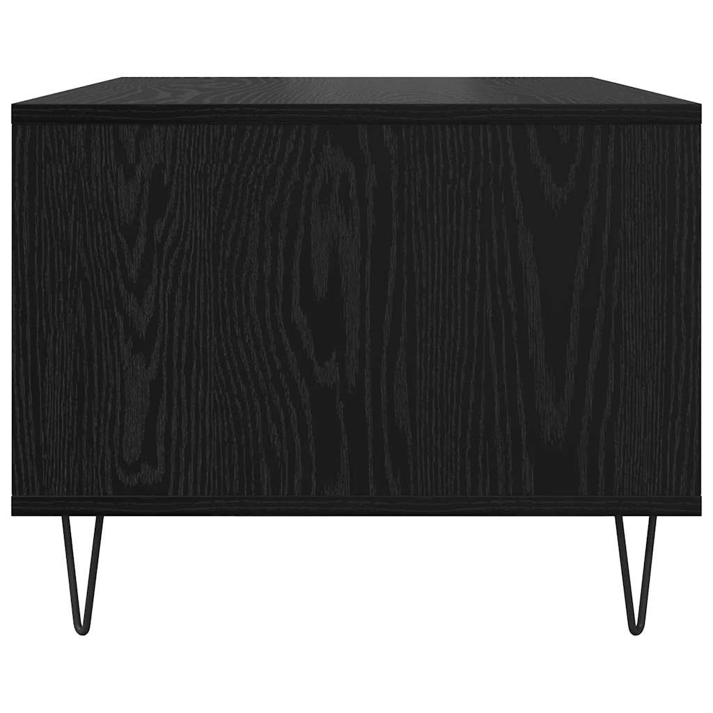 Tavolino da salotto Rovere nero 60 x 50 x 40 cm