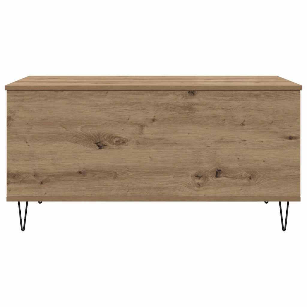Tavolino da salotto rovere artigianale 90 x 44.5 x 45 cm