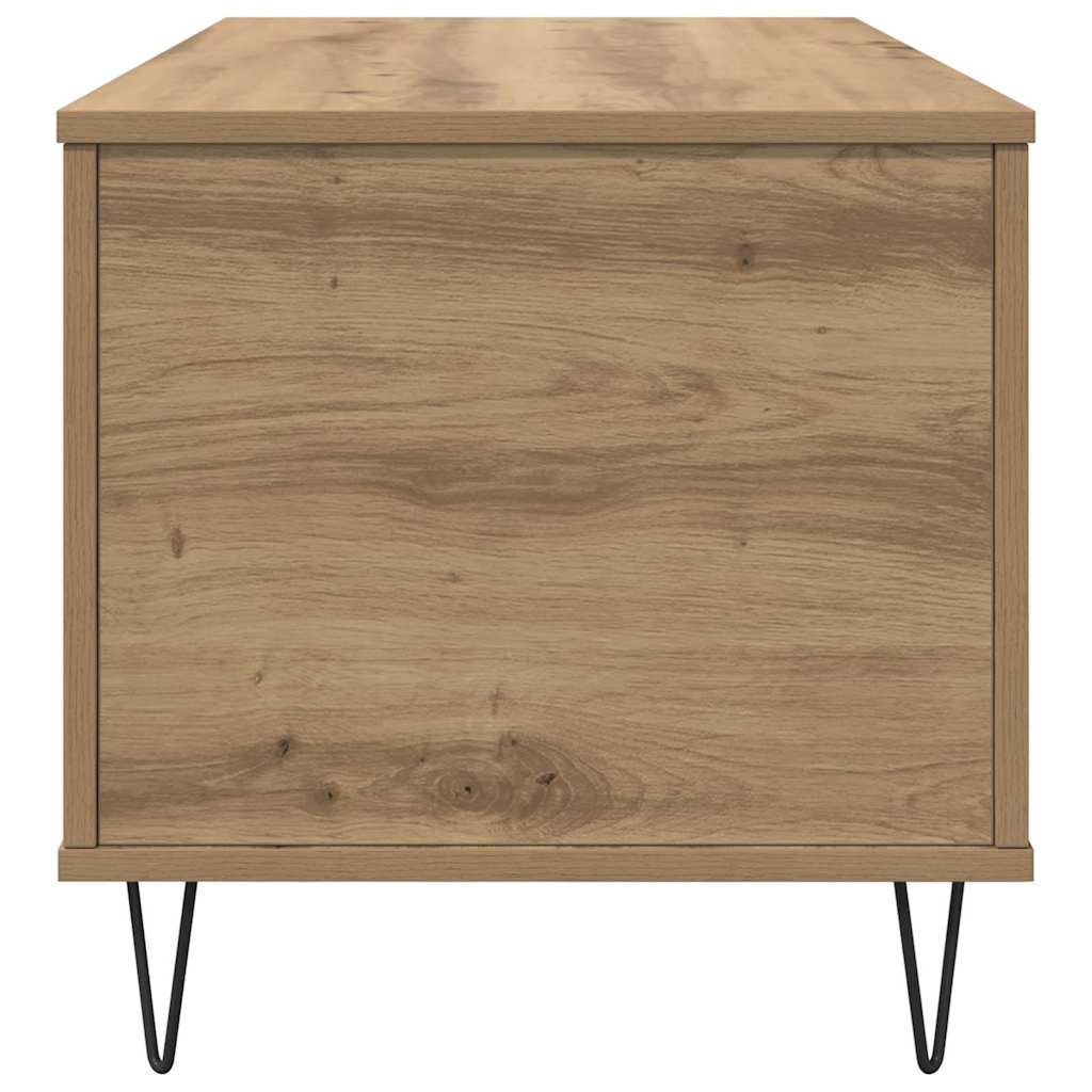 Tavolino da salotto rovere artigianale 90 x 44.5 x 45 cm