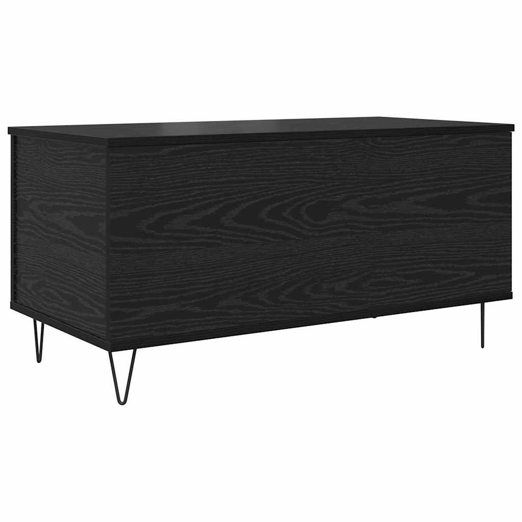 Tavolino da salotto Rovere nero 90 x 44.5 x 45 cm
