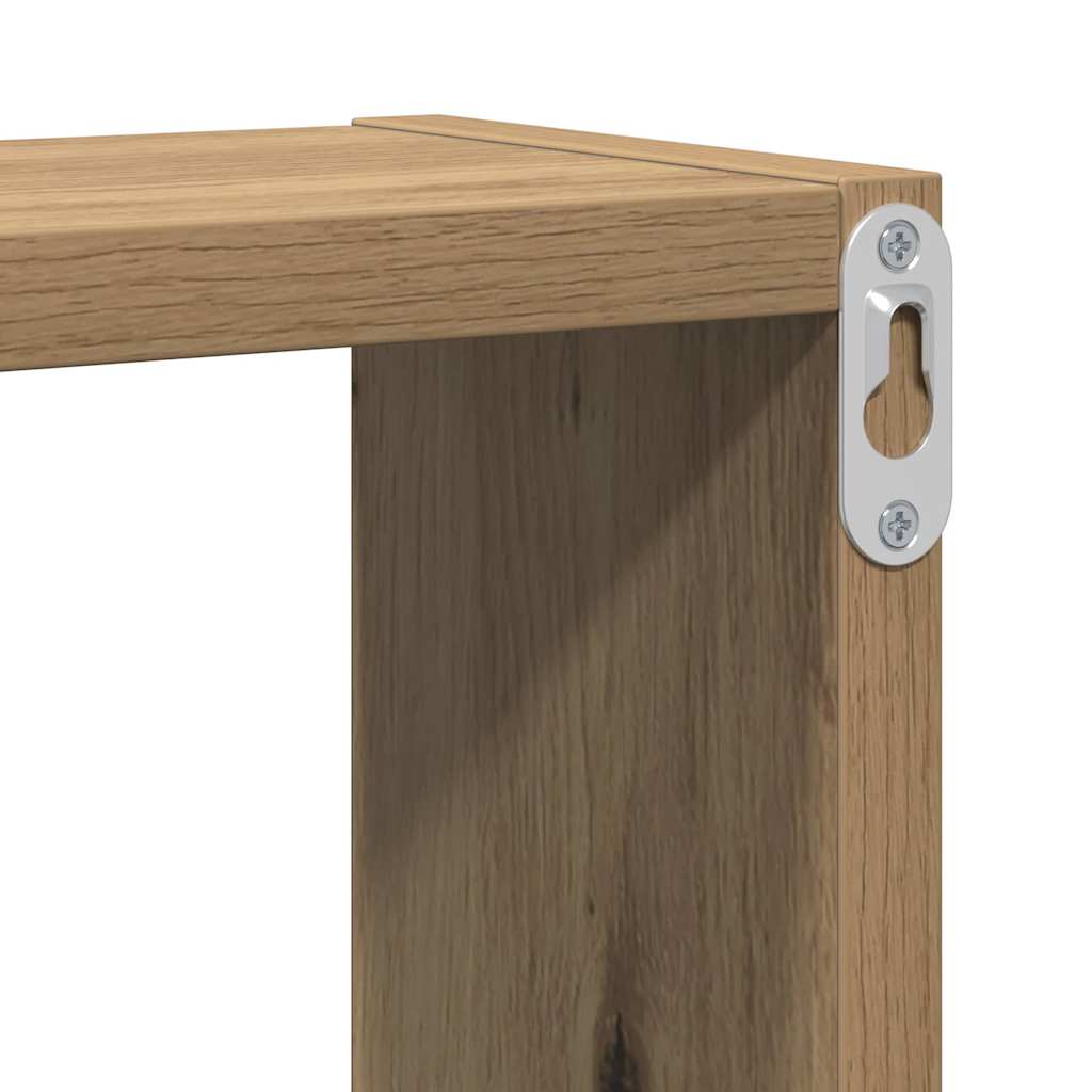 Scaffale da parete Rovere artigianale 96 x 12 x 64 cm