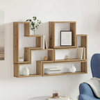 Scaffale da parete Rovere artigianale 96 x 12 x 64 cm
