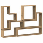 Scaffale da parete Rovere artigianale 96 x 12 x 64 cm