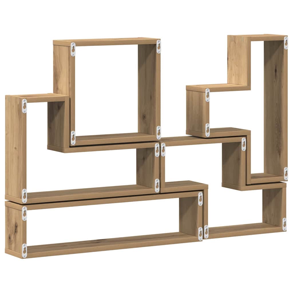 Scaffale da parete Rovere artigianale 96 x 12 x 64 cm