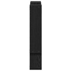 Scaffale da parete Rovere Nero 96 x 12 x 64 cm