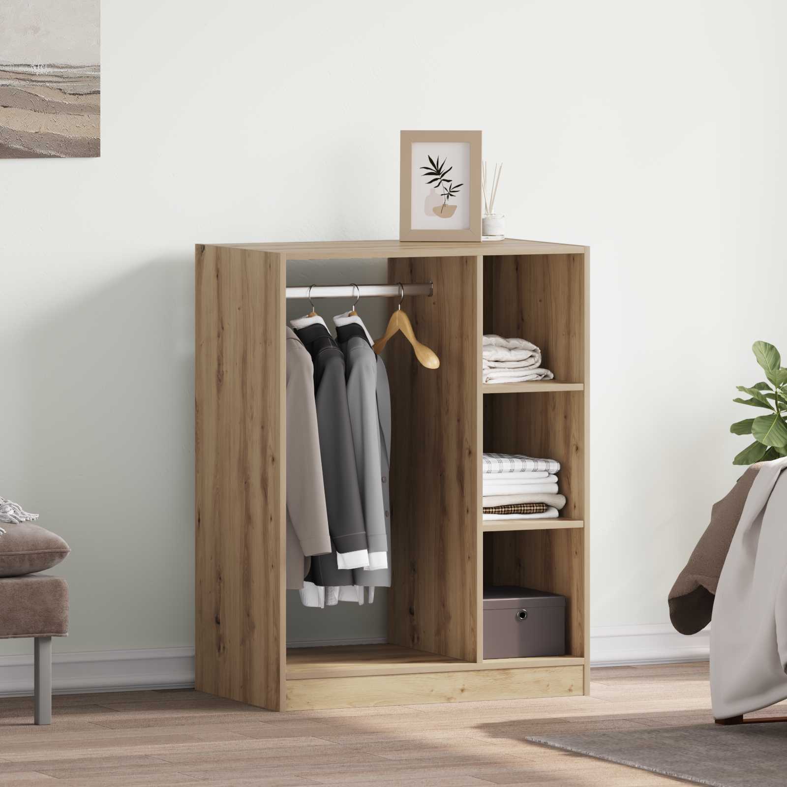 Guardaroba con lo scaffale Rovere artigianale 77 x 48 x 102 cm