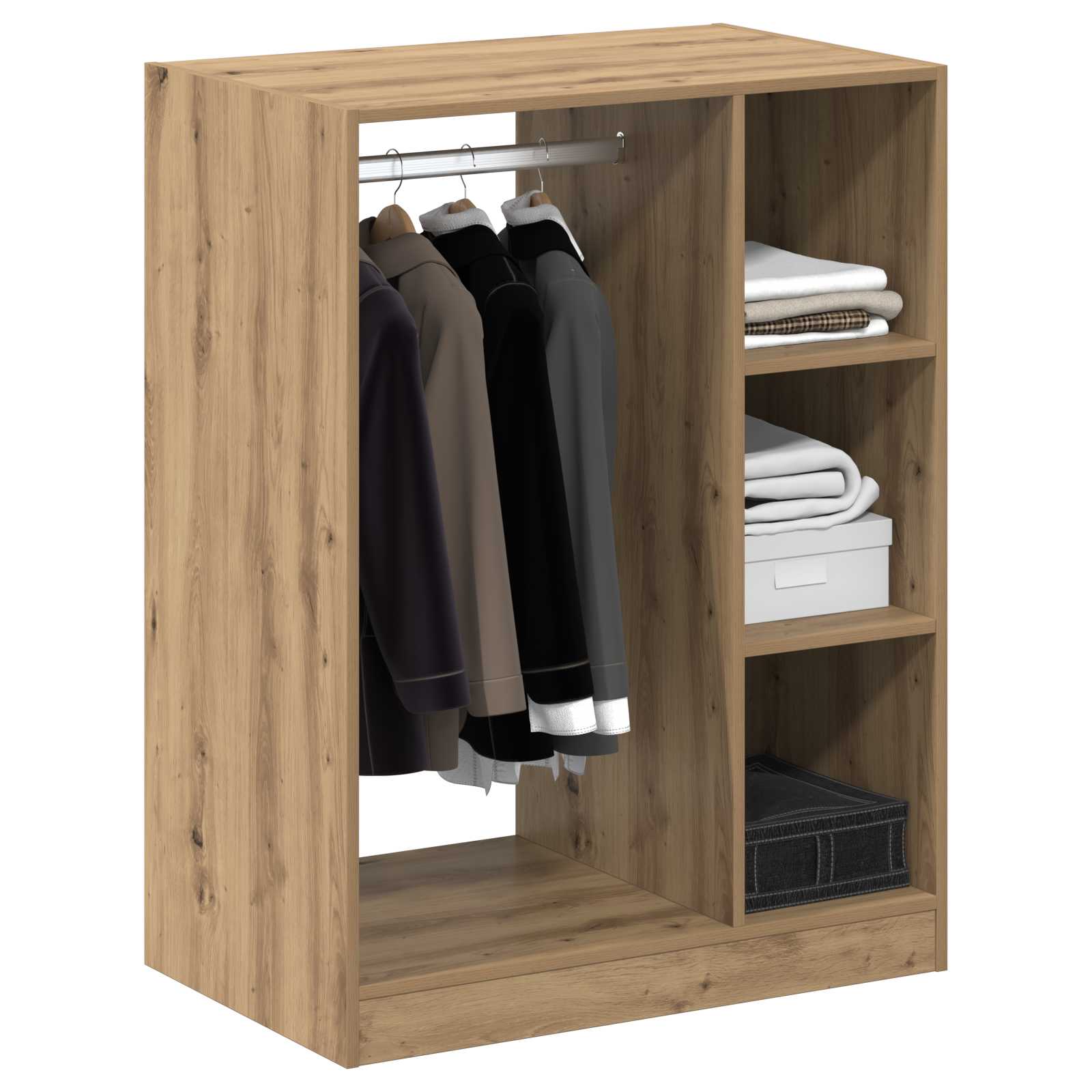 Guardaroba con lo scaffale Rovere artigianale 77 x 48 x 102 cm