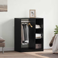 Guardaroba con lo scaffale Rovere Nero 77 x 48 x 102 cm