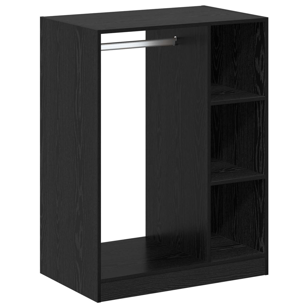 Guardaroba con lo scaffale Rovere Nero 77 x 48 x 102 cm