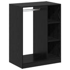 Guardaroba con lo scaffale Rovere Nero 77 x 48 x 102 cm