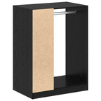 Guardaroba con lo scaffale Rovere Nero 77 x 48 x 102 cm