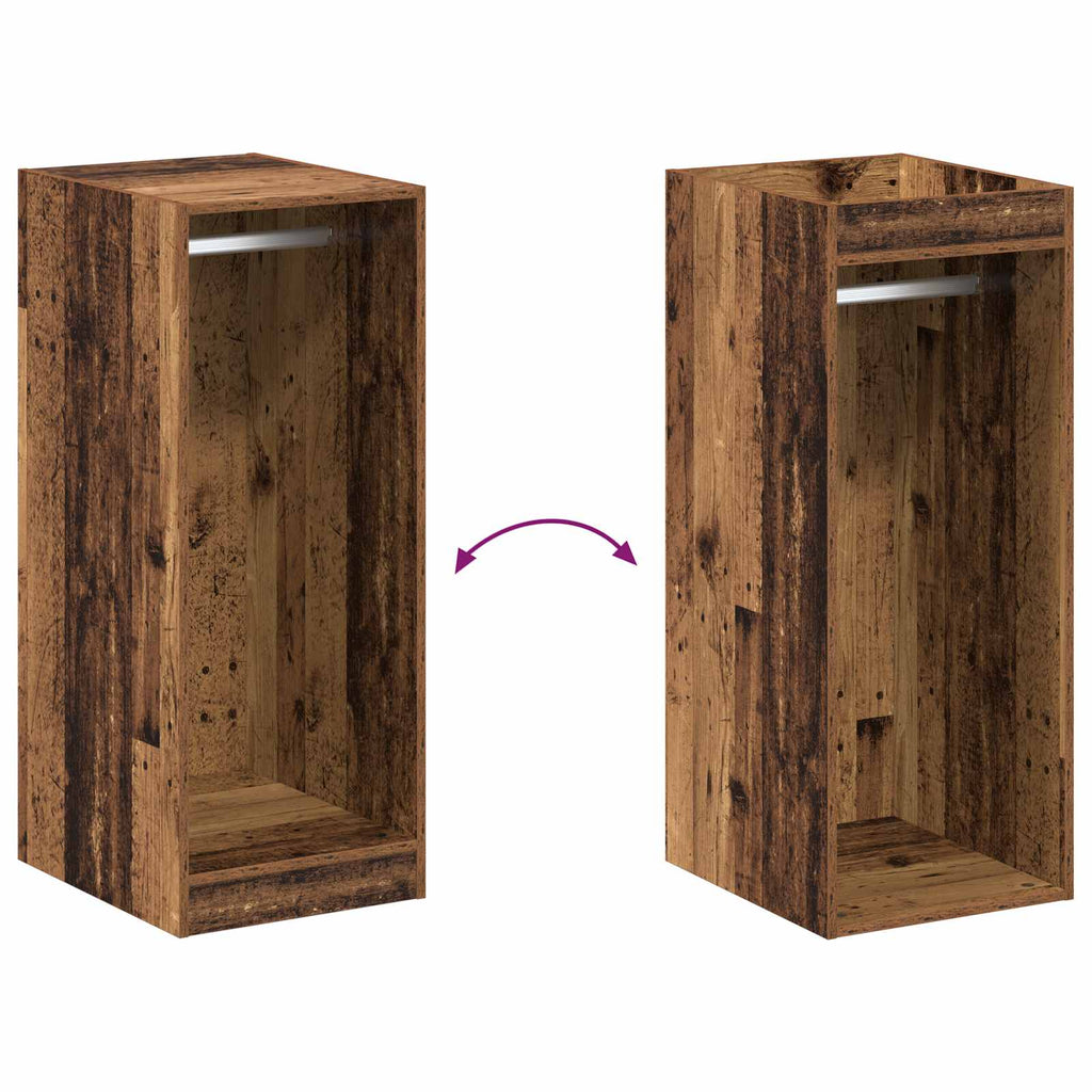 Guardaroba con lo scaffale Legno vecchio 41 x 48 x 102 cm