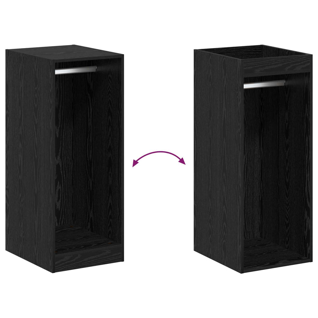 Guardaroba con lo scaffale Rovere Nero 41 x 48 x 102 cm