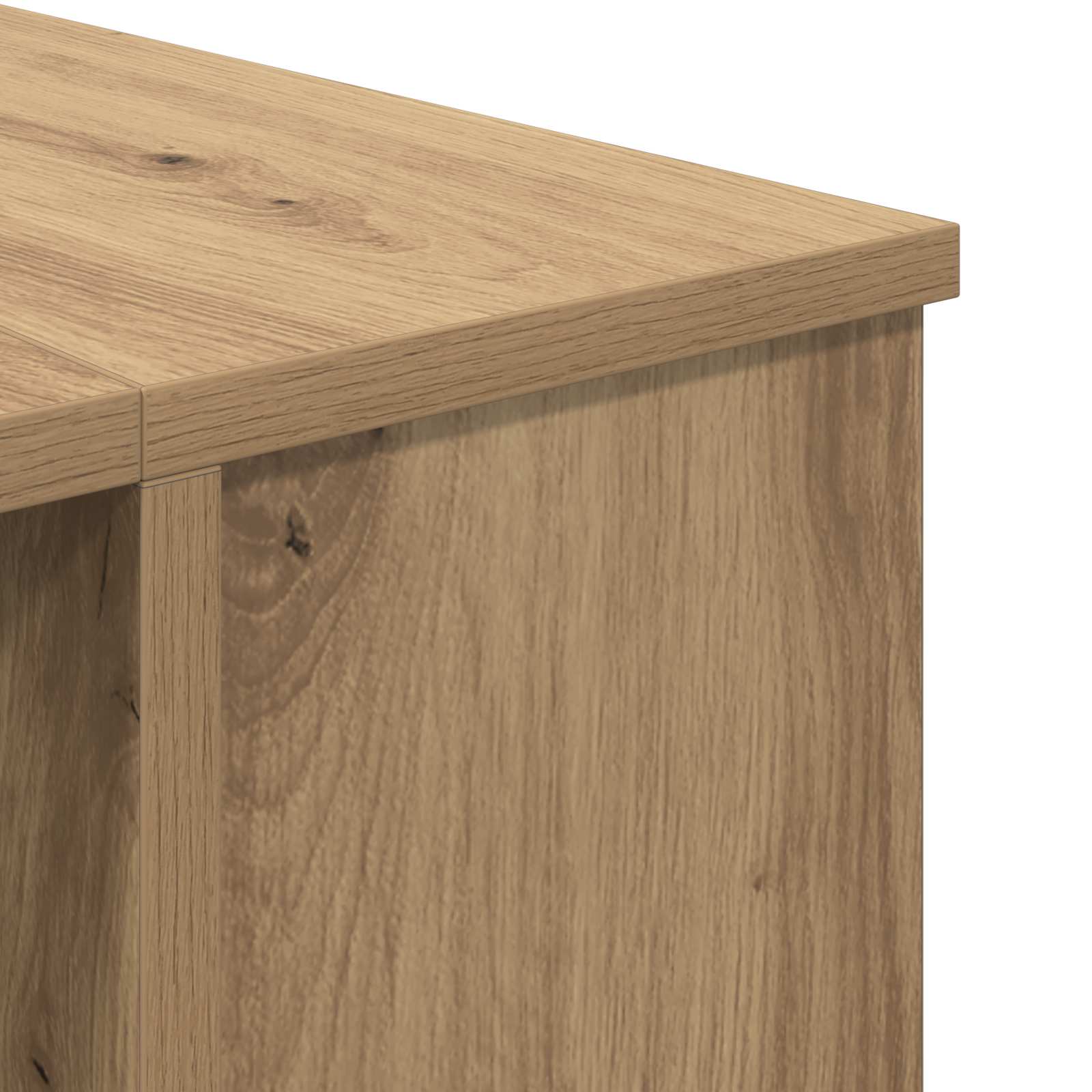 Scrivania rovere artigianale 140 x 50 x 75 cm Legno multistrato