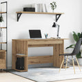 Scrivania rovere artigianale 140 x 50 x 75 cm Legno multistrato