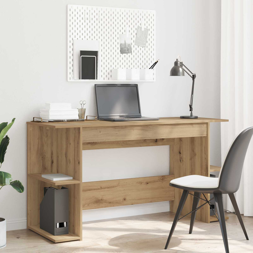 Scrivania rovere artigianale 140 x 50 x 75 cm Legno multistrato