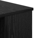Scrivania Rovere nero 140 x 50 x 75 cm Legno multistrato
