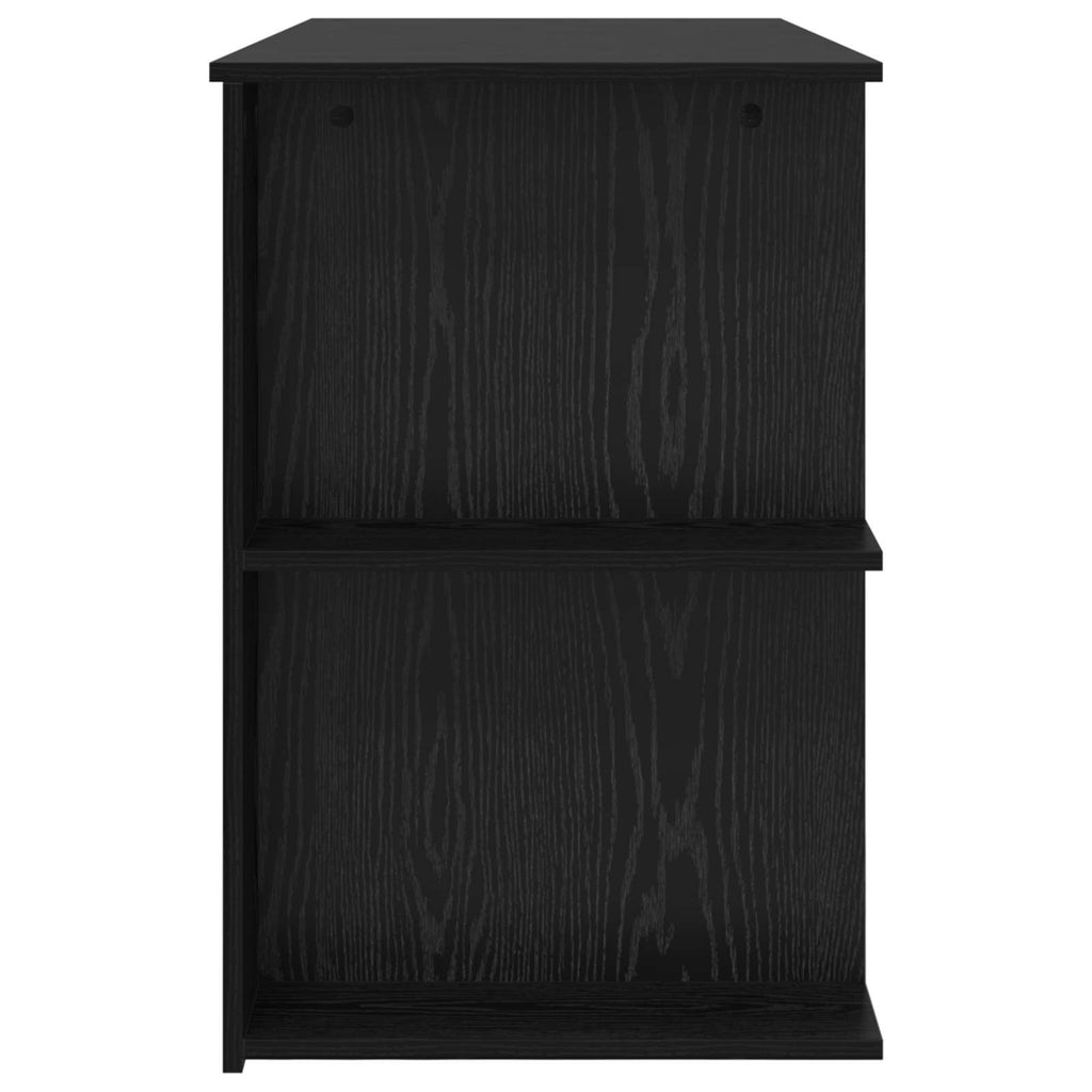 Scrivania Rovere nero 140 x 50 x 75 cm Legno multistrato