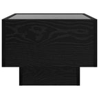 Tavolino da salotto Rovere nero 40 x 40 x 30 cm