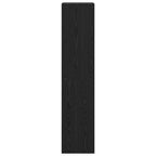 Libreria divisoria Rovere Nero 131,5 x 29 x 131,5 cm