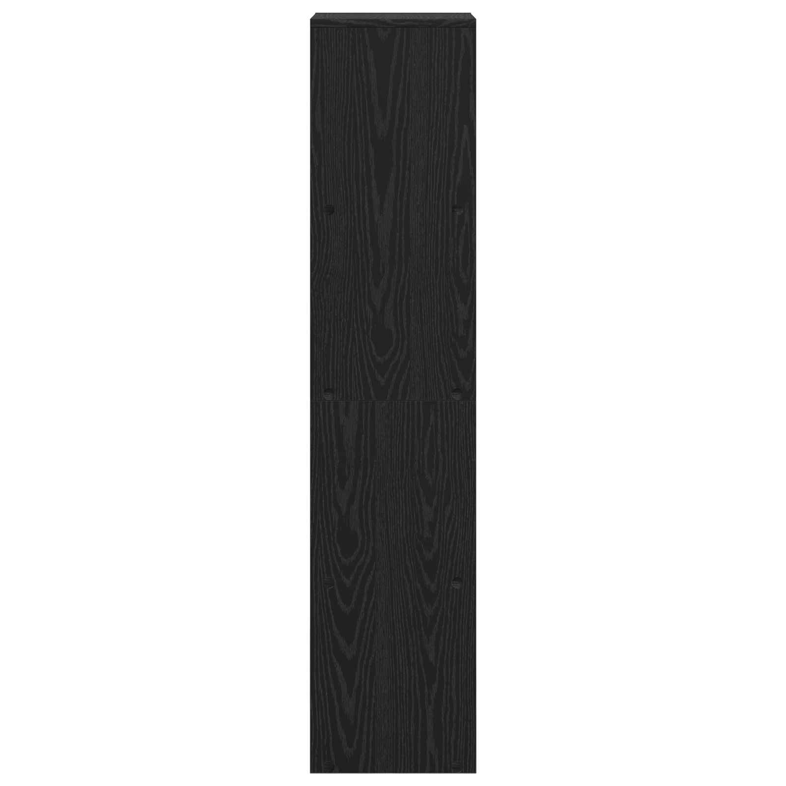 Libreria divisoria Rovere Nero 131,5 x 29 x 131,5 cm