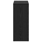 Armadio per Libri Rovere Nero 69,5 x 29 x 69,5 cm