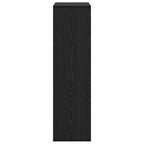 Armadio per Libri Rovere Nero 69,5 x 29 x 103,5 cm