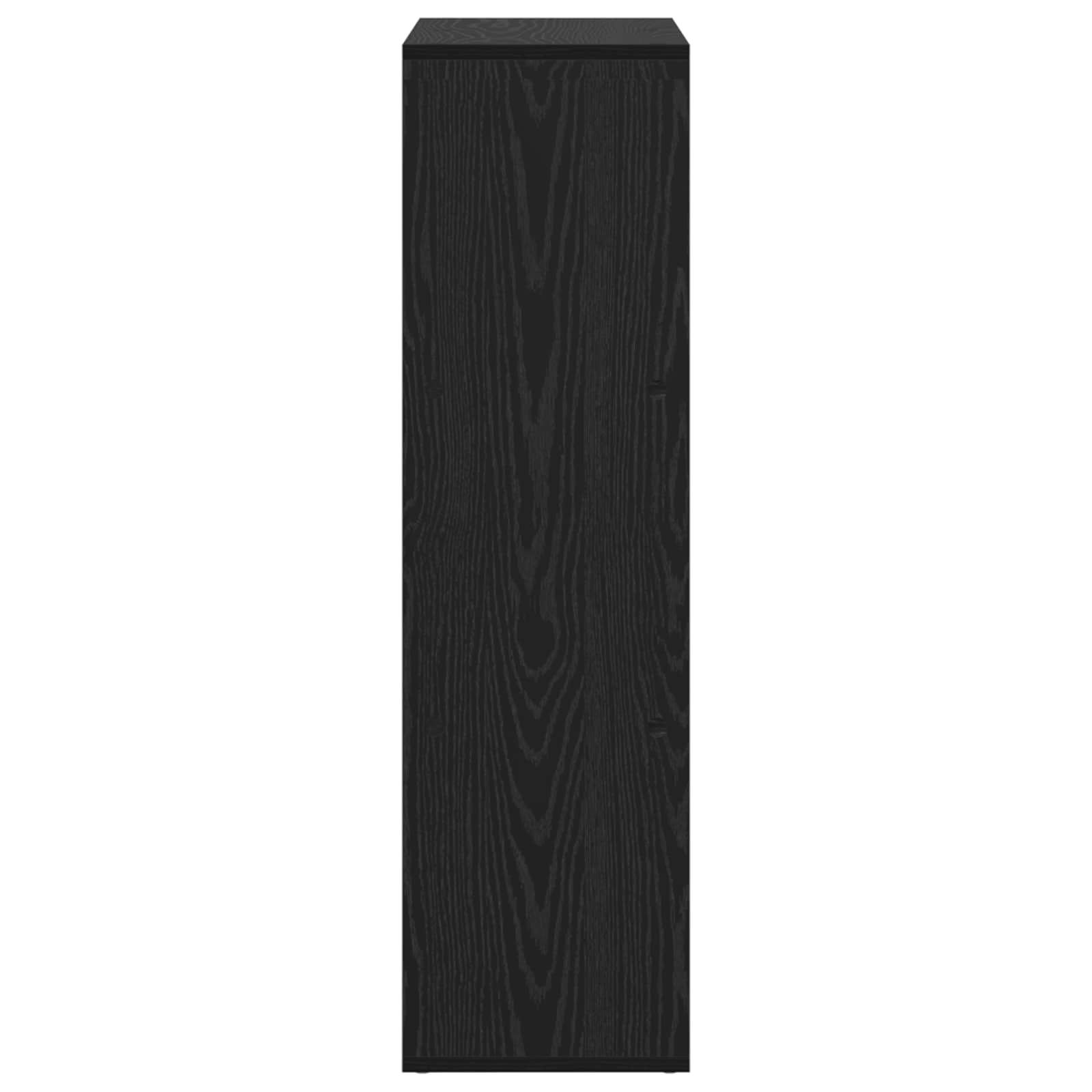 Armadio per Libri Rovere Nero 69,5 x 29 x 103,5 cm