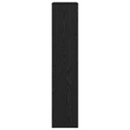 Armadio per Libri Rovere Nero 69,5 x 29 x 137,5 cm