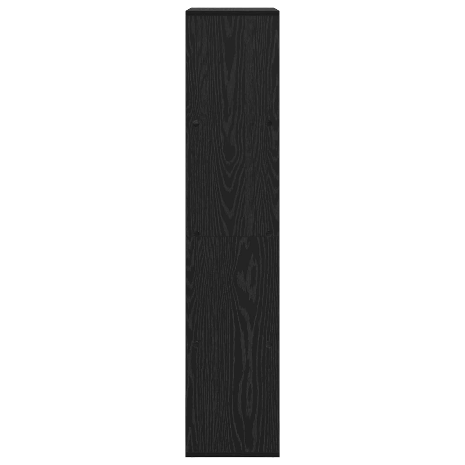 Armadio per Libri Rovere Nero 69,5 x 29 x 137,5 cm