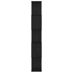 Armadio per Libri Rovere Nero 70 x 24 x 161 cm