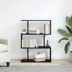 Armadio per Libri Rovere Nero 70 x 24 x 97 cm Legno multistrato