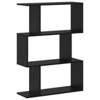 Armadio per Libri Rovere Nero 70 x 24 x 97 cm Legno multistrato