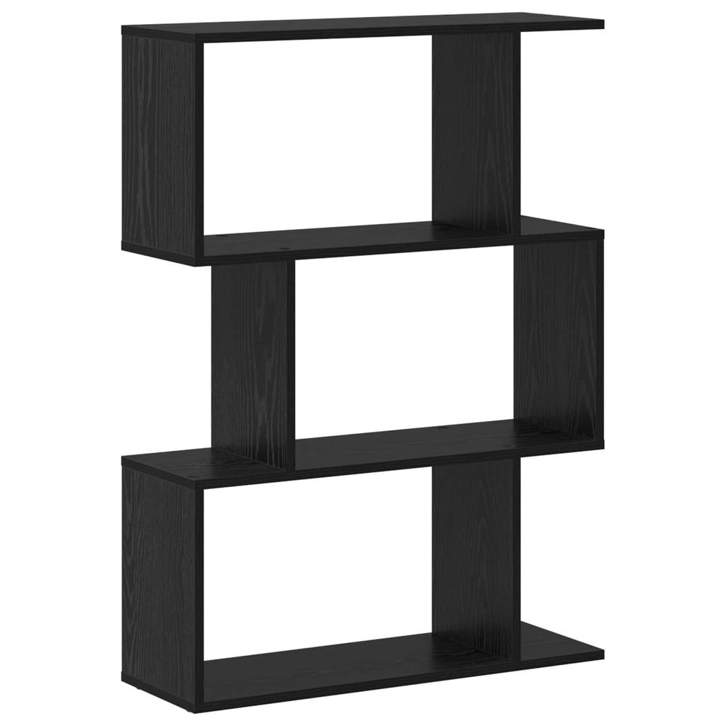 Armadio per Libri Rovere Nero 70 x 24 x 97 cm Legno multistrato