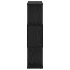 Armadio per Libri Rovere Nero 70 x 24 x 97 cm Legno multistrato