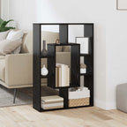 Armadio per Libri Rovere Nero 63 x 20 x 90 cm Legno multistrato
