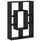 Armadio per Libri Rovere Nero 63 x 20 x 90 cm Legno multistrato