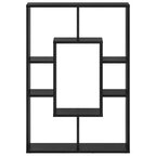 Armadio per Libri Rovere Nero 63 x 20 x 90 cm Legno multistrato