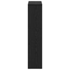 Armadio per Libri Rovere Nero 63 x 20 x 90 cm Legno multistrato