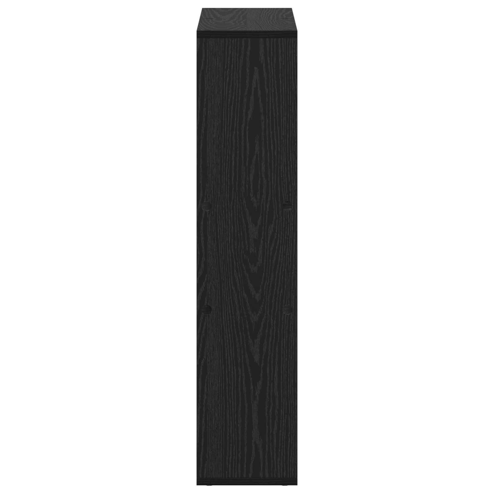 Armadio per Libri Rovere Nero 63 x 20 x 90 cm Legno multistrato