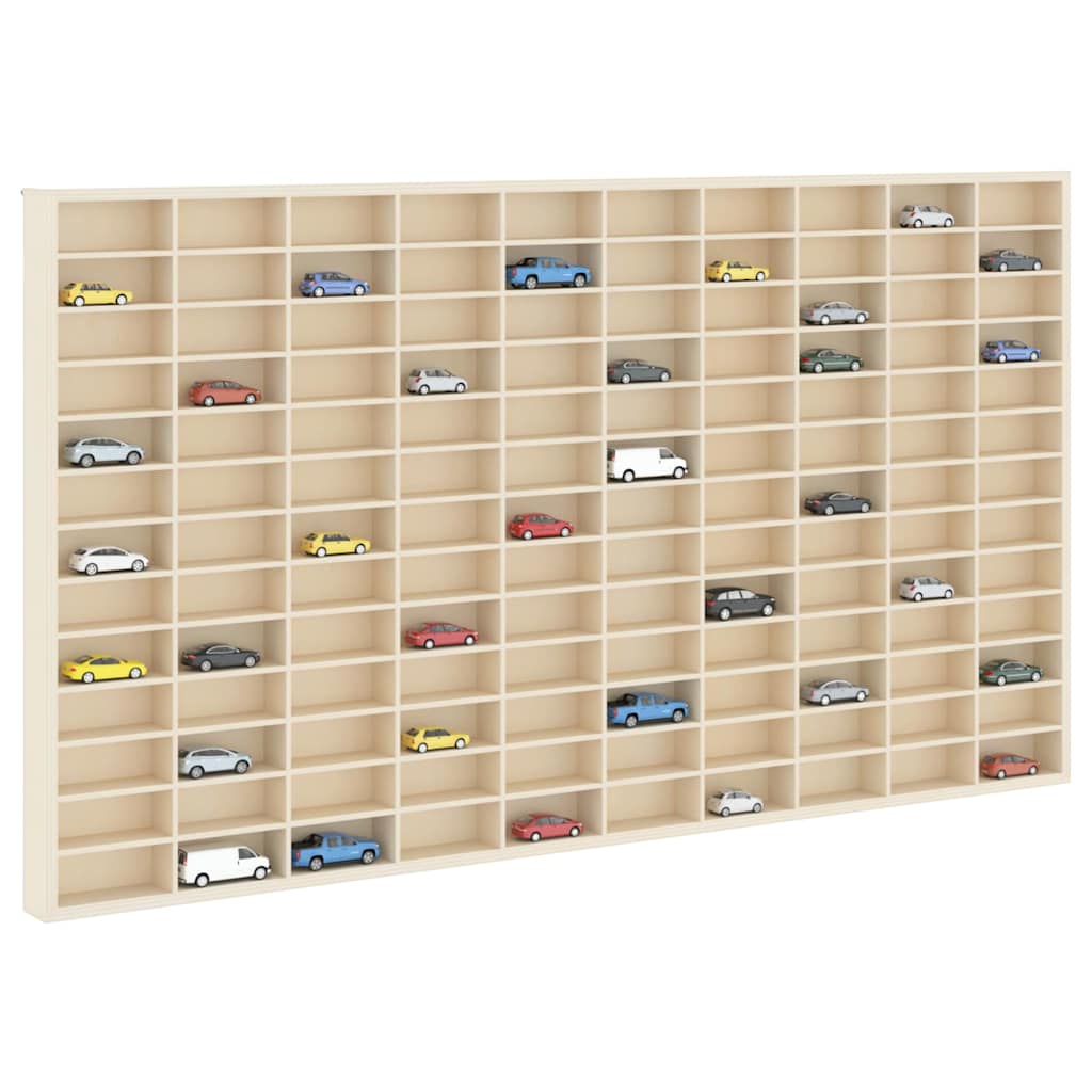 Vetrina a muro Beige 98 x 4,5 x 55 cm Legno multistrato