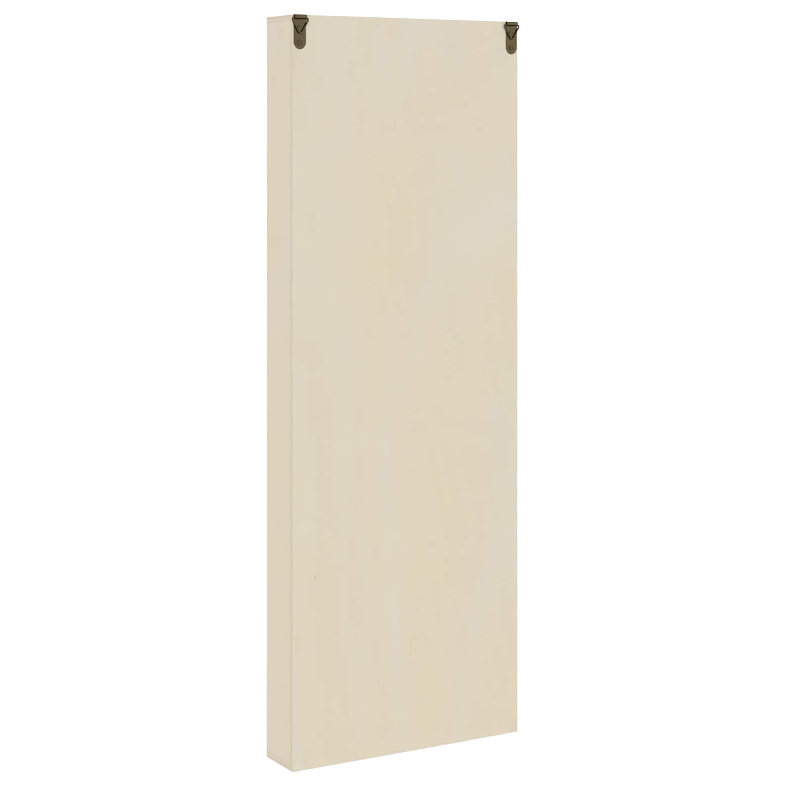 Vetrina a muro Beige 21 x 4,5 x 59 cm Legno multistrato