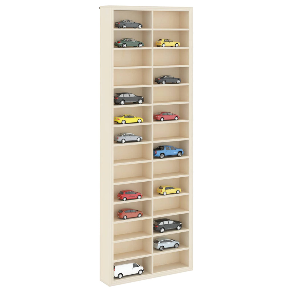 Vetrina a muro Beige 21 x 4,5 x 59 cm Legno multistrato