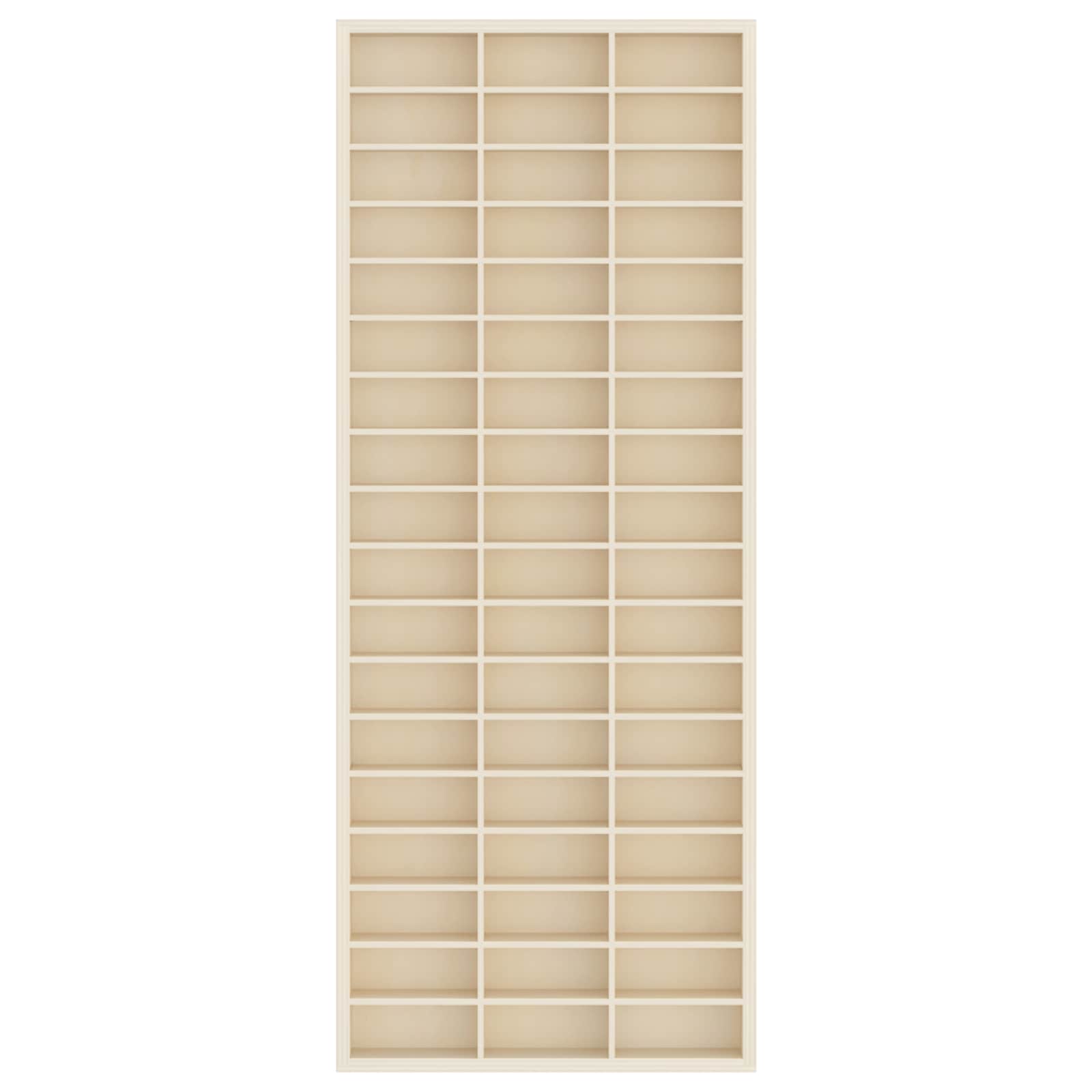 Vetrina a muro Beige 30 x 4,5 x 75 cm Legno multistrato