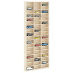 Vetrina a muro Beige 30 x 4,5 x 75 cm Legno multistrato