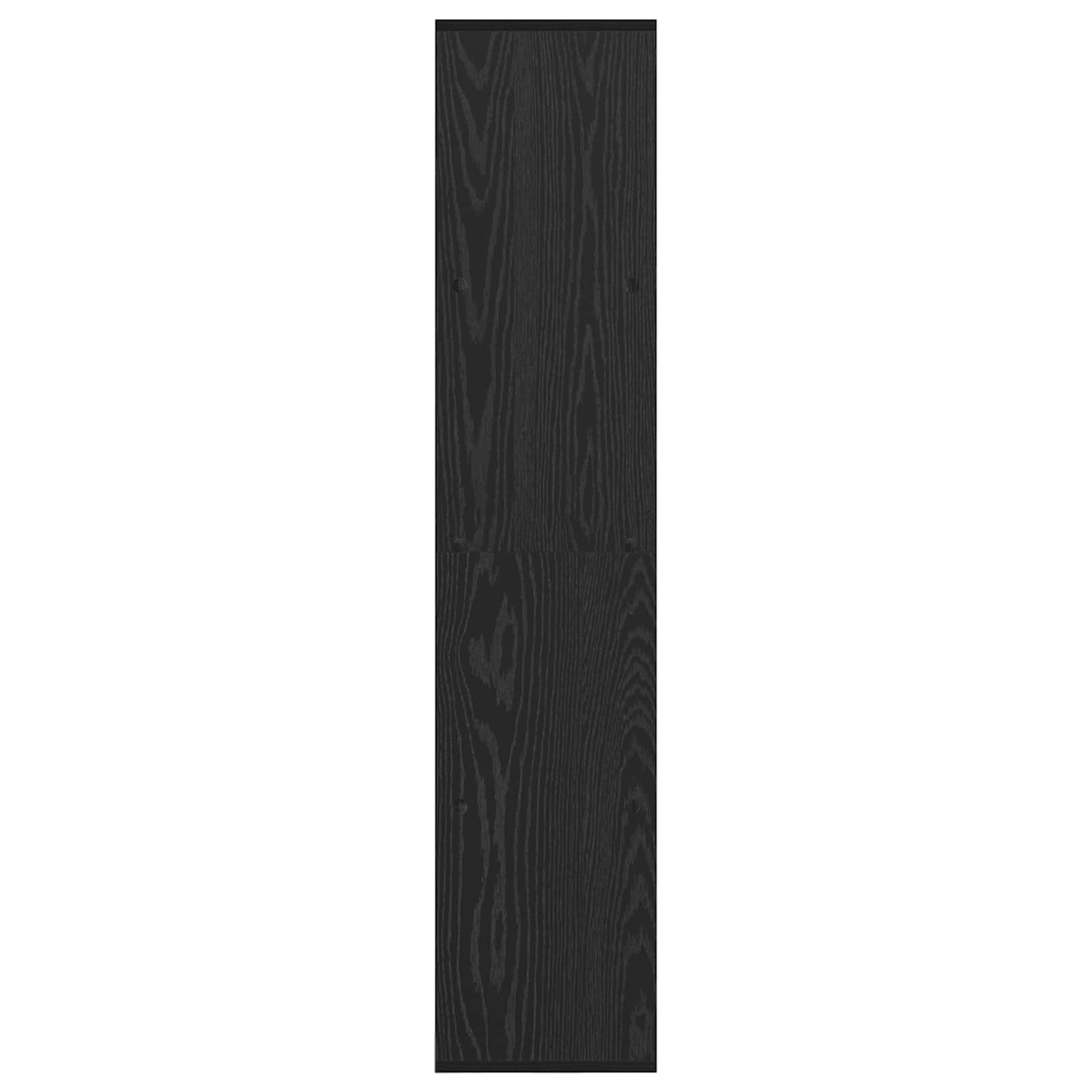 Armadio per Libri Rovere Nero 137,5 x 29 x 137,5 cm