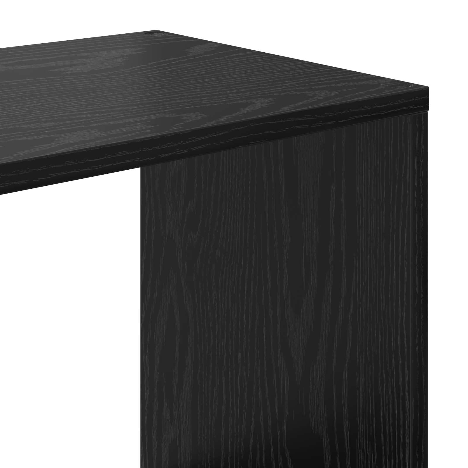 Armadio per Libri Rovere Nero 132 x 29 x 141,5 cm